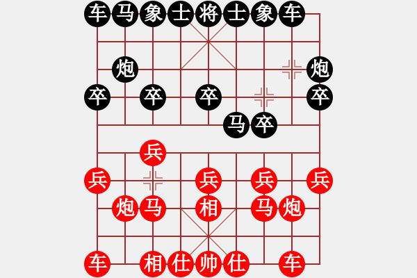 象棋棋譜圖片：春風(fēng)染雪(月將)-勝-飛天戰(zhàn)龍王(9段) - 步數(shù)：10 