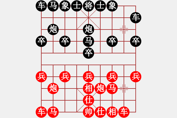 象棋棋譜圖片：xx[2547041002] -VS- 橫才俊儒[292832991] - 步數(shù)：10 