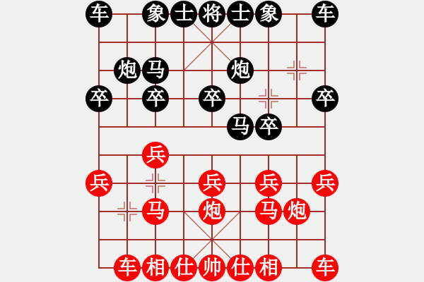 象棋棋譜圖片：漏那棋王楊波 勝 網(wǎng)絡棋手流星雨 - 步數(shù)：10 