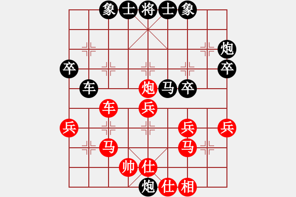 象棋棋譜圖片：tkingtking(6段)-負-輸才開心(7段) - 步數(shù)：40 