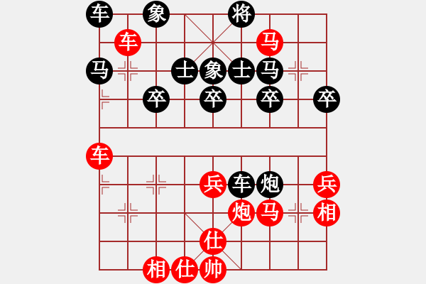 象棋棋譜圖片：小子[879720250] -VS- 臭棋人家ゞ禾日火因[4429788] - 步數(shù)：40 