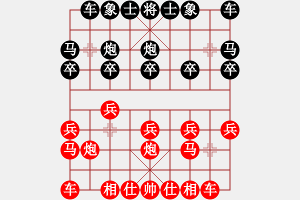 象棋棋譜圖片：地點(diǎn):弈天網(wǎng)大理國 - 步數(shù)：10 