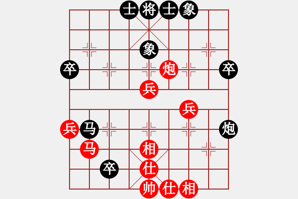 象棋棋譜圖片：漢水決戰(zhàn)(天罡)-勝-第一滴血(無極) - 步數(shù)：60 