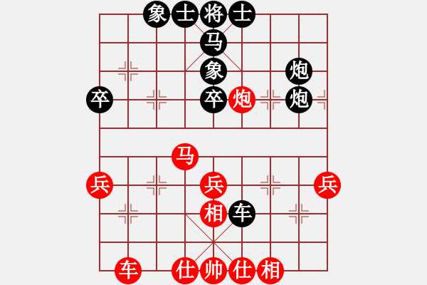 象棋棋譜圖片：南昌小糊涂(3段)-負(fù)-云夢(mèng)戰(zhàn)士(6段) - 步數(shù)：40 