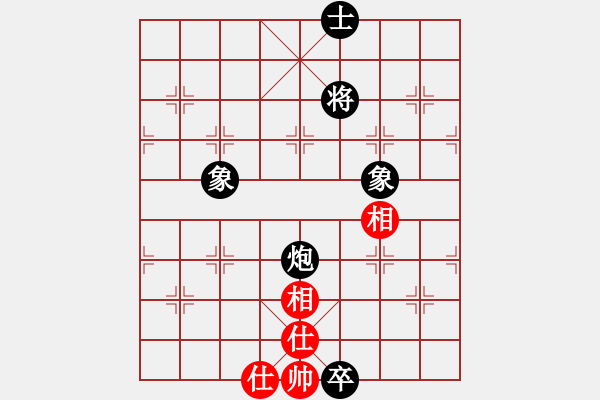 象棋棋谱图片：炮高卒单缺士必胜士相全[左右相] - 步数：19 