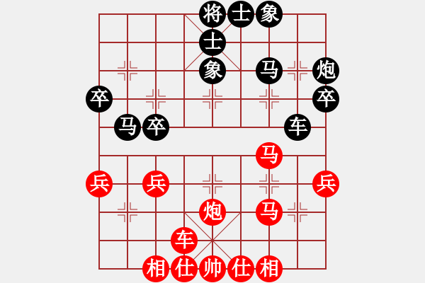 象棋棋譜圖片：天天象棋力評(píng)測(cè)太守棋狂先勝灰色業(yè)6-3 - 步數(shù)：30 