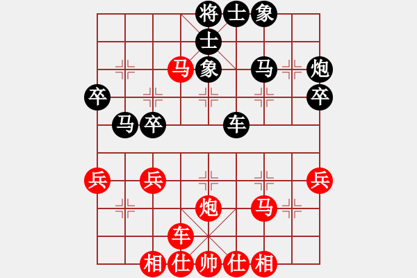 象棋棋譜圖片：天天象棋力評(píng)測(cè)太守棋狂先勝灰色業(yè)6-3 - 步數(shù)：33 