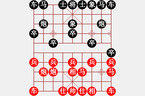 象棋棋譜圖片：09-08-23 東邪[1131]-勝-jtsh[1048] - 步數(shù)：10 