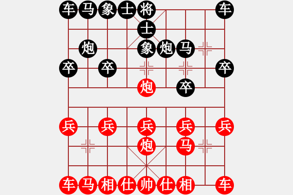 象棋棋譜圖片：橫才俊儒[292832991] -VS- 難得糊涂[1286403900] - 步數(shù)：10 