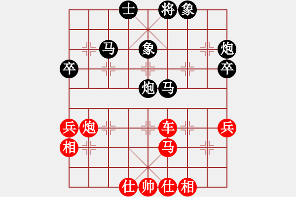 象棋棋譜圖片：橫才俊儒[292832991] -VS- 騎士[421046136] - 步數(shù)：49 