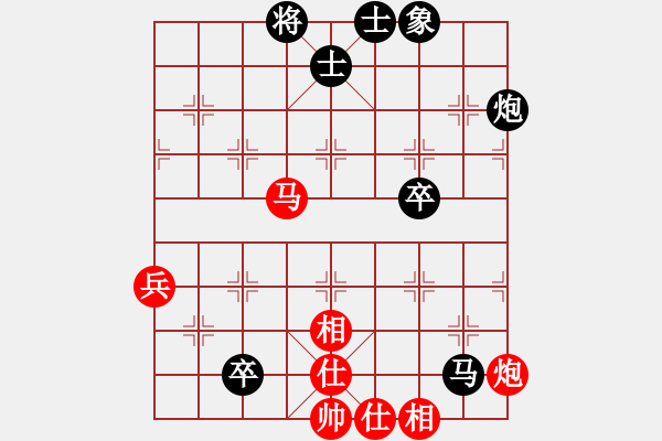 象棋棋譜圖片：慕飛鴻[287961953] -VS- 橫才俊儒[292832991]（贏棋走和） - 步數(shù)：70 