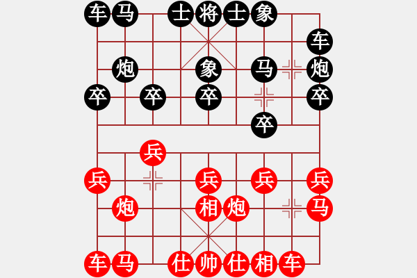 象棋棋譜圖片：趙旸鶴 先勝 趙子雨 - 步數(shù)：10 