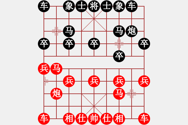 象棋棋譜圖片：風雅(北斗)-負-棋為何物(北斗) - 步數(shù)：10 