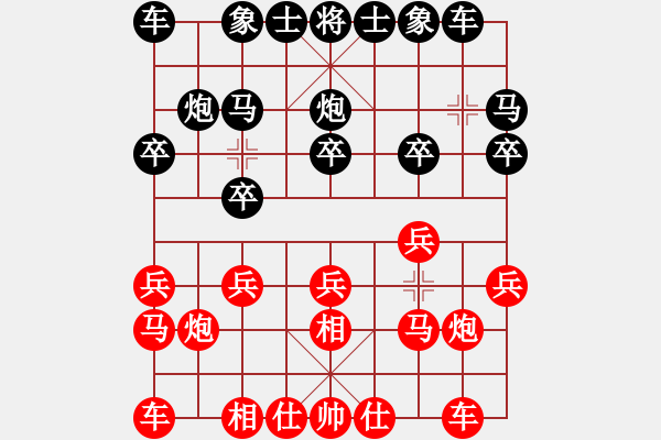 象棋棋譜圖片：天如水(3段)-負(fù)-別亦難(人王) - 步數(shù)：10 