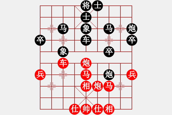 象棋棋譜圖片：《以逸待勞，靜候戰(zhàn)機》棋上太極【先負】寧波戚文卿(2015-3-3弈于大師網高級棋室) - 步數(shù)：40 