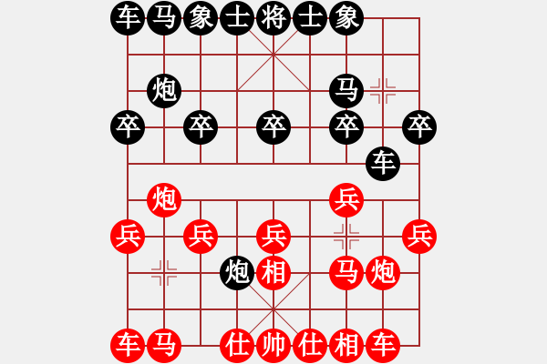 象棋棋譜圖片：瓜瓜是蛋蛋(日帥)-勝-秋日絲雨細(9段) - 步數(shù)：10 