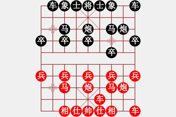 象棋棋谱图片：R3 12 许逸涵 先胜 胡景峰.XQF - 步数：10 