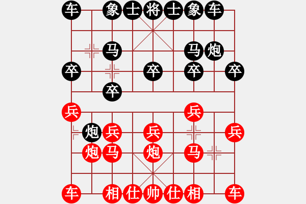 象棋棋譜圖片：周永潔先和趙峰 - 步數(shù)：10 