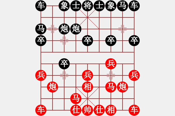 象棋棋譜圖片：測(cè)評(píng) 電腦分析 后手分析 王天一這么走 - 步數(shù)：10 