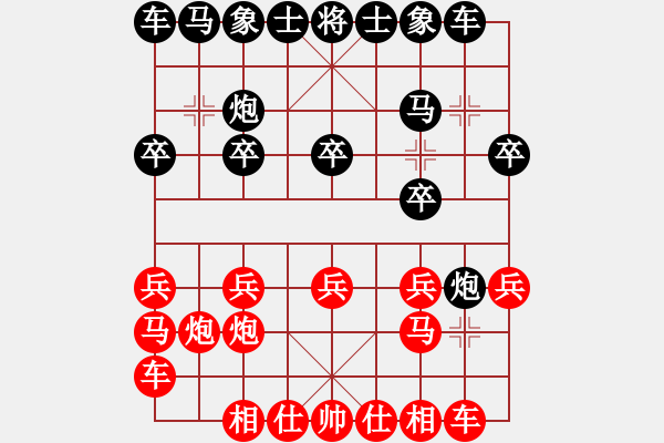 象棋棋譜圖片：天神之怒(8段)-勝-亭亭(日帥) - 步數(shù)：10 