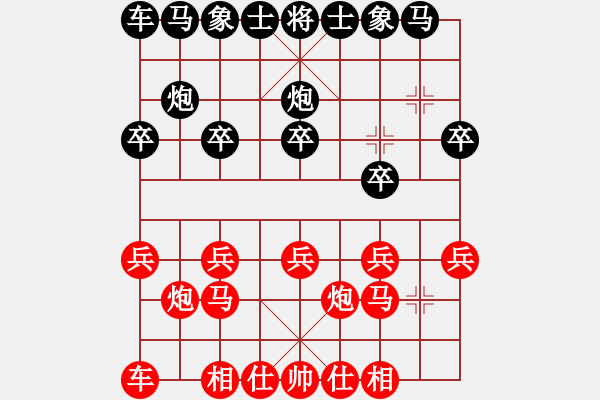 象棋棋譜圖片：魔獸爭霸III冰封王座1.20e[紅] -VS- 塞外1688[黑] - 步數(shù)：10 