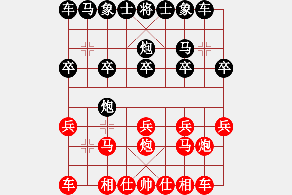 象棋棋谱图片：滕飞 先和 吕建陆 - 步数：10 