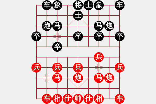 象棋棋譜圖片：天神[1533508606] -VS- 奕棋納涼[704045488] - 步數(shù)：10 