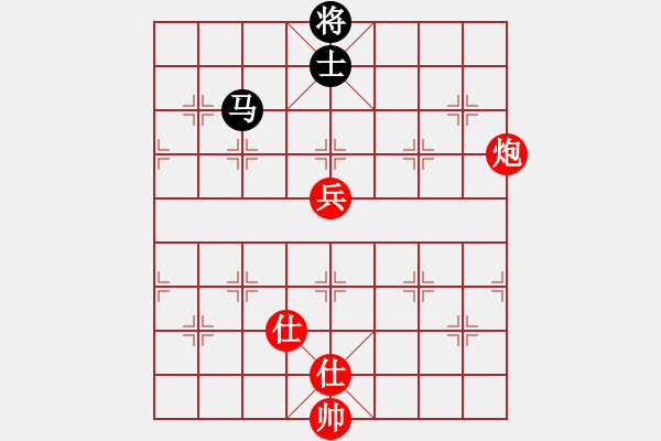 象棋棋譜圖片：炮高兵雙士勝馬單士 - 步數(shù)：0 