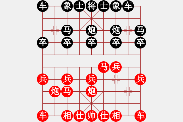象棋棋谱图片：方光玉 先和 张美令 - 步数：10 