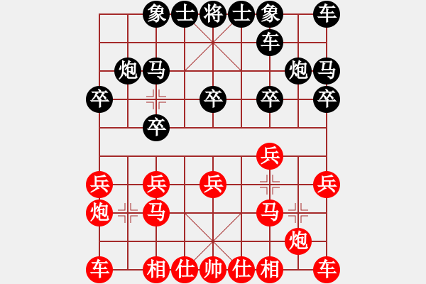 象棋棋谱图片：山东 王伟 负 山东 孙振勇 - 步数：10 