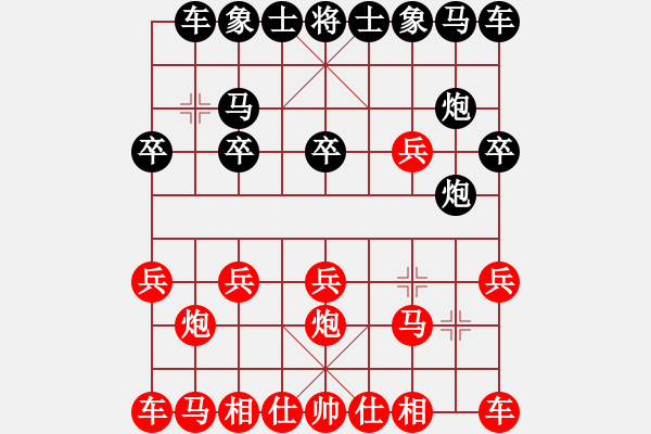 象棋棋譜圖片：2023.11.2.2五分鐘先勝左疊炮 - 步數(shù)：10 