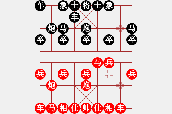 象棋棋譜圖片：星月之光(月將)-勝-屠龍刀客(月將) - 步數(shù)：10 