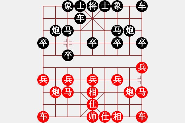 象棋棋譜圖片：68局 A08- 邊兵局-小蟲引擎23層(2588) 先勝 程普(1700) - 步數(shù)：10 