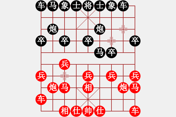 象棋棋譜圖片：枧俊電神【業(yè)八】先負(fù)星星今晚伴我醉【何嘉誠】 - 步數(shù)：10 