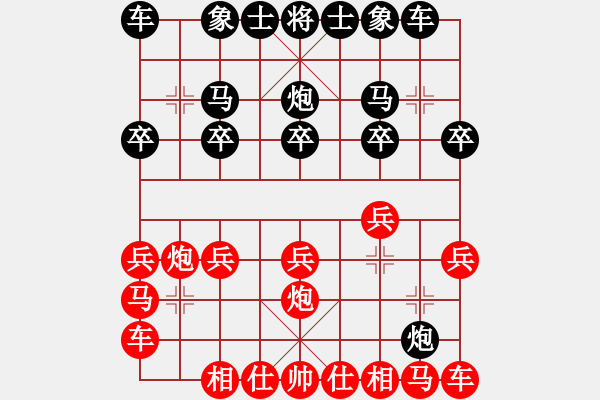 象棋棋譜圖片：橫才俊儒[292832991] -VS- 大陸[1376511364] - 步數(shù)：10 