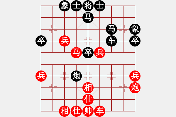 象棋棋譜圖片：晉陽群→梁輝遠 先負 晉江-笨笨 - 步數(shù)：40 