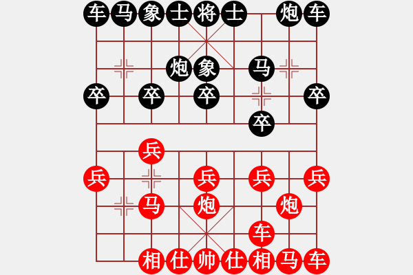 象棋棋譜圖片：天津美少女(4段)-勝-魔刀再現(xiàn)(9段) - 步數(shù)：10 