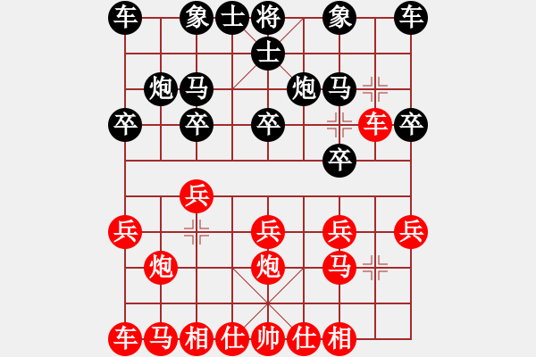 象棋棋谱图片：赶集农村人(7星)-胜-塞诸葛(风魔) - 步数：10 