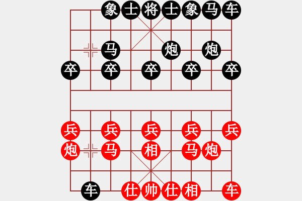 象棋棋譜圖片：耆英弈者(北斗)-和-天涯刀客(無極) - 步數(shù)：10 