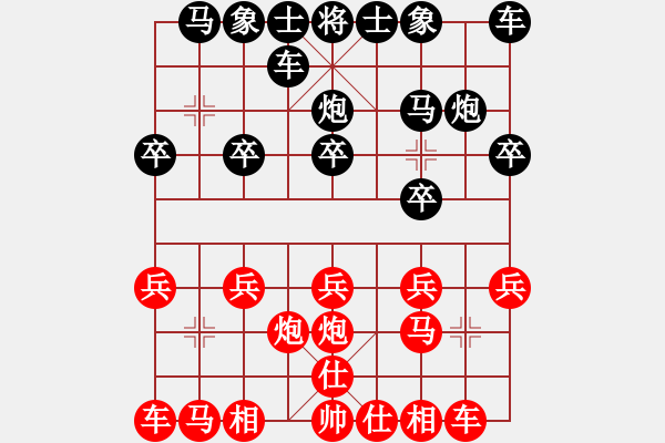 象棋棋譜圖片：笨鳥飛[2693293885] -VS- ★棋壇尊者★[407612993] - 步數(shù)：10 