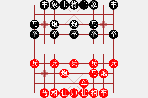 象棋棋譜圖片：合金鋼[2711608252] -VS- 騎白馬的青蛙[452406971] - 步數(shù)：10 