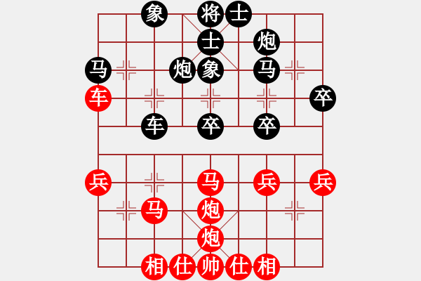 象棋棋譜圖片：gaogc(3段)-勝-樊城牛杰(3段) - 步數(shù)：40 