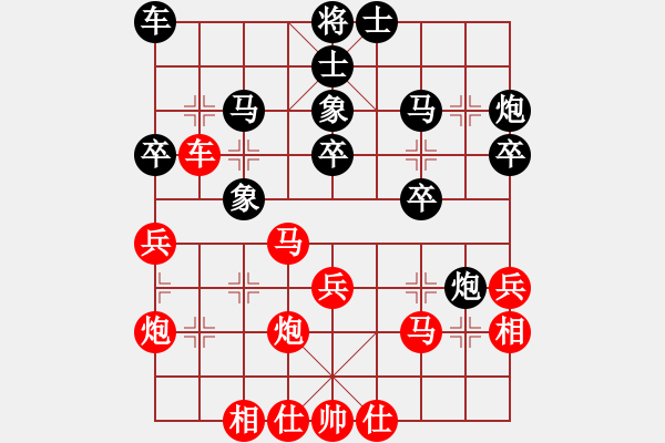 象棋棋譜圖片：wlyq(9星)-勝-古樓沒牙(9星) - 步數(shù)：30 