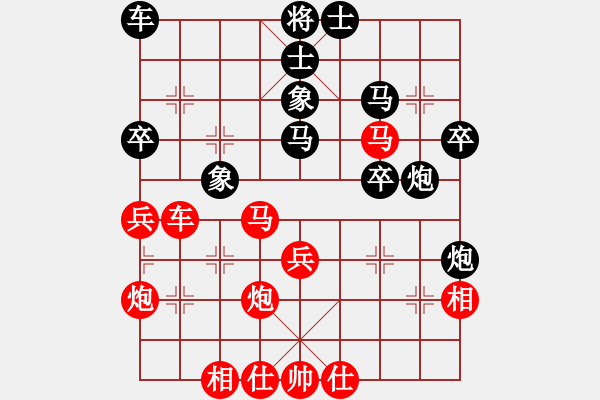 象棋棋譜圖片：wlyq(9星)-勝-古樓沒牙(9星) - 步數(shù)：40 