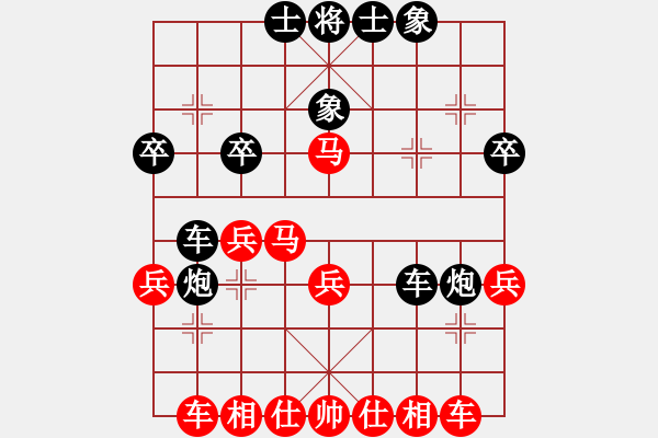 象棋棋譜圖片：冷雨傷情(地煞)-勝-金順母無敵(風(fēng)魔) - 步數(shù)：30 