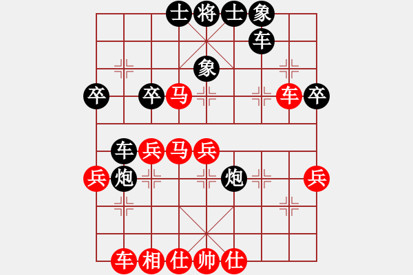 象棋棋譜圖片：冷雨傷情(地煞)-勝-金順母無敵(風(fēng)魔) - 步數(shù)：40 