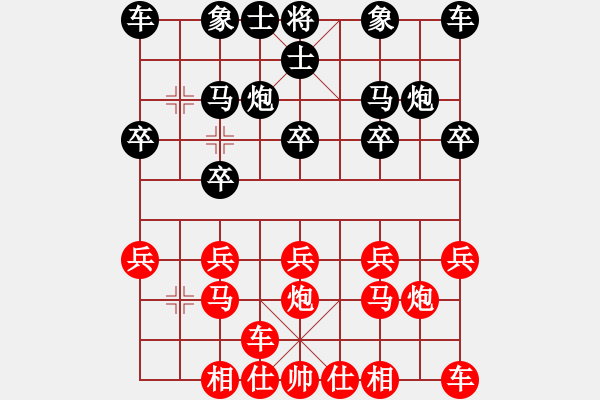 象棋棋譜圖片：王子建 先負(fù) 侯文博 - 步數(shù)：10 