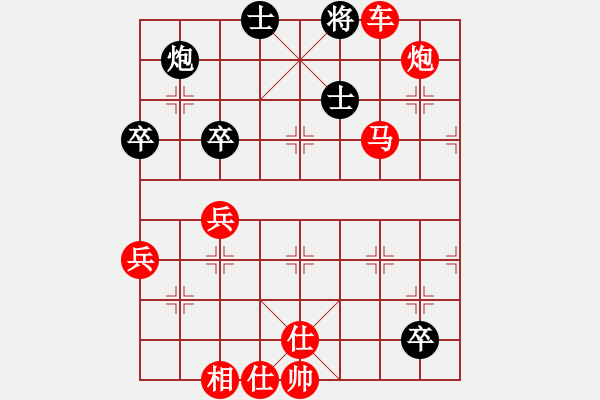 象棋棋譜圖片：中炮進(jìn)五七路兵對(duì)屏風(fēng)馬（旋風(fēng)V7.0先勝佳佳象棋） - 步數(shù)：117 