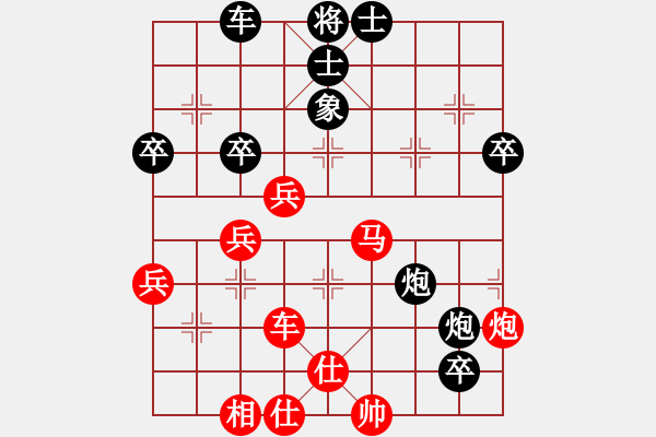 象棋棋譜圖片：中炮進(jìn)五七路兵對(duì)屏風(fēng)馬（旋風(fēng)V7.0先勝佳佳象棋） - 步數(shù)：70 