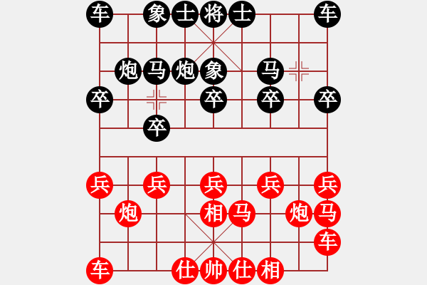 象棋棋譜圖片：從心開始[紅] -VS- 杏興王[黑] - 步數(shù)：10 